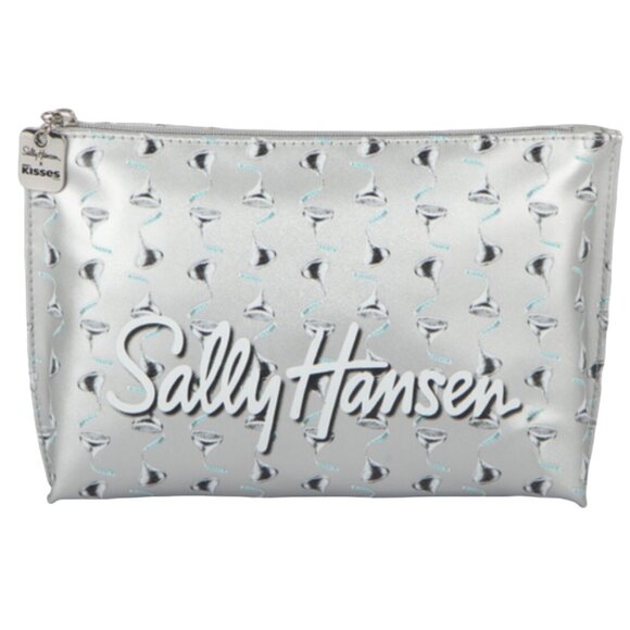 New Cosmetic Bag Pouch Sally Hansen Hershey Kiss Silver - Picture 1 of 3